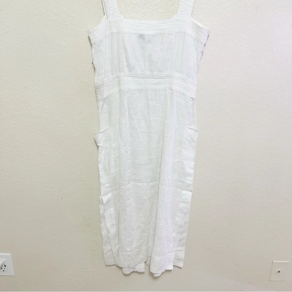 New EQUIPMENT Aris cotton-poplin midi dress size 8 - Picture 16 of 16